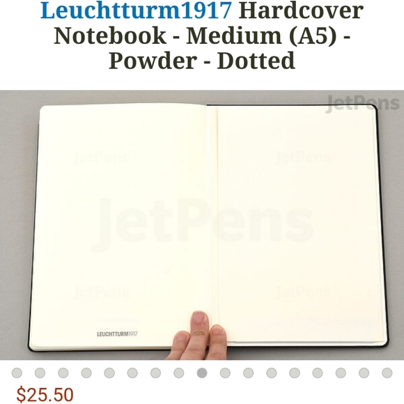 ❤️BUY 5 GET 3 FREE  Notebook Medium (A5) Hardcover, 251 numbered pages, dotted - Picture 7 of 16